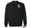 Crewneck de Noël brodé – Petit chat dans un bas festif
