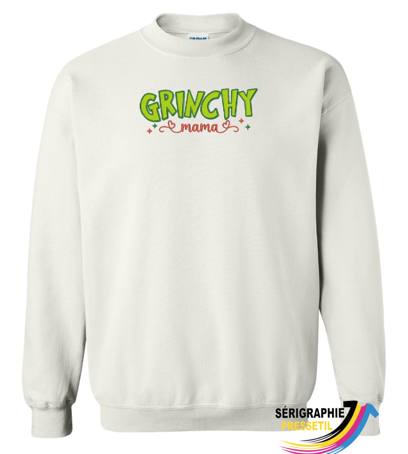 Sweatshirt de Noël – Grinchy mama