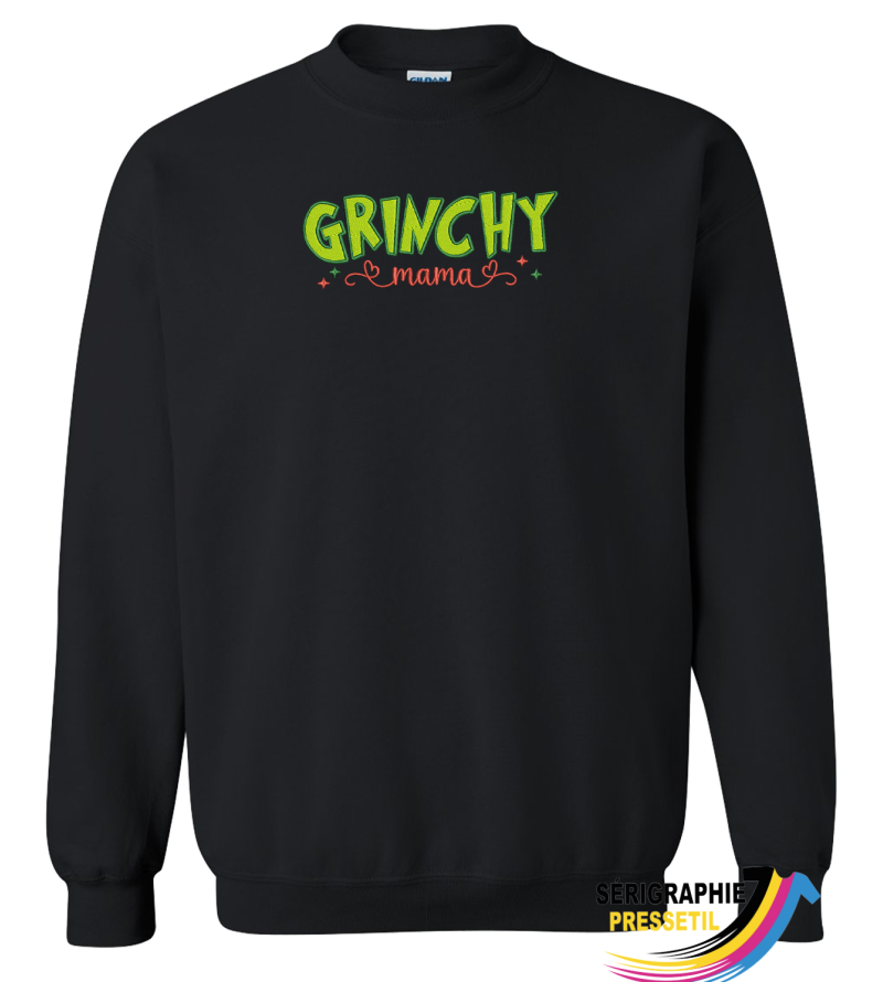 Sweatshirt de Noël – Grinchy mama