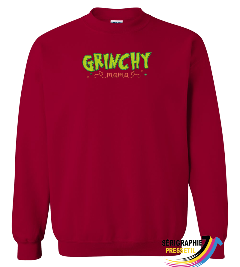 Sweatshirt de Noël – Grinchy mama