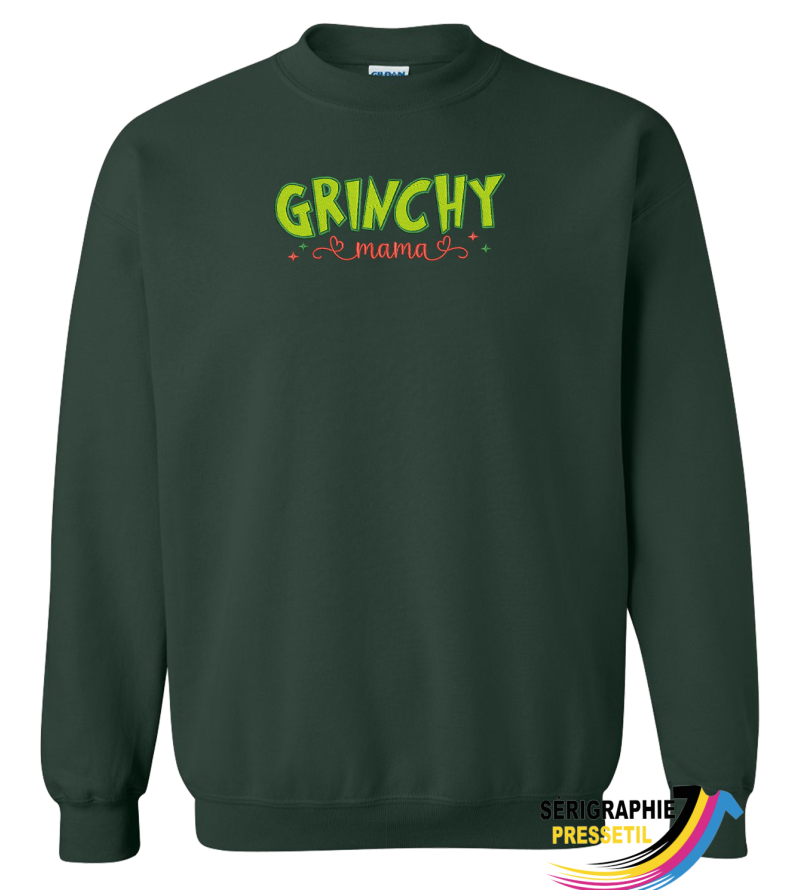 Sweatshirt de Noël – Grinchy mama