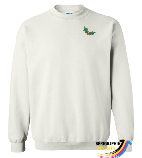 crewneck de Noël – feuille de gui