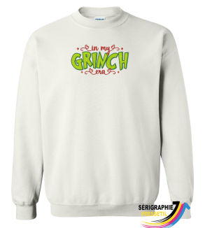 crewneck de Noël – "In my grinchy era"