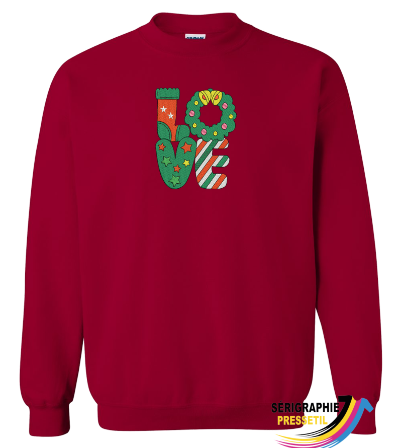 crewneck de Noël – LOVE