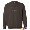 Crewneck Noël chocolat – Brodé “Rudolphe & Chocolat Chaud”