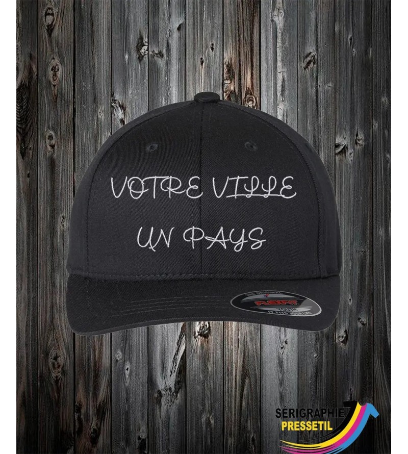 Casquette Votre ville Un Pays