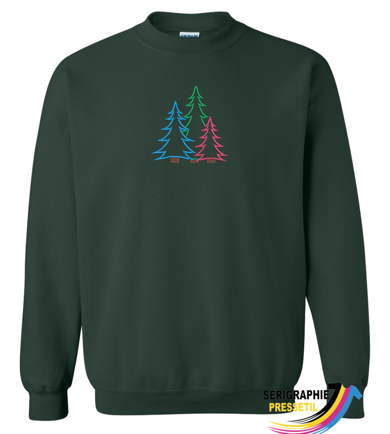 Crewneck sapin d'hivers