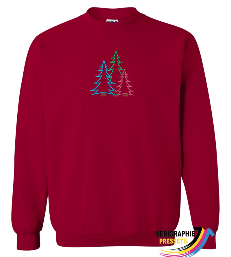 Crewneck sapin d'hivers