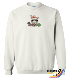 Crewneck chat de noël