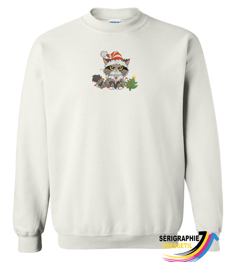 Crewneck chat de noël