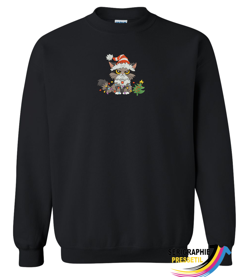 Crewneck chat de noël