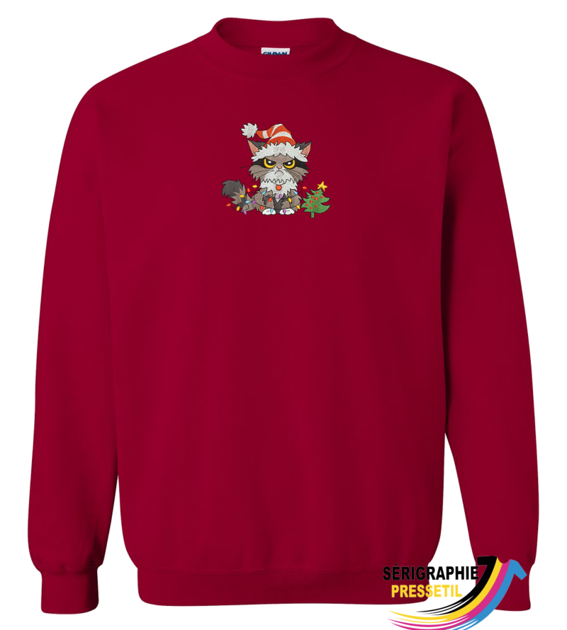 Crewneck chat de noël