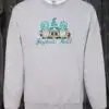 Crewneck gris cendréGnome de noël bleu
