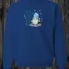 Crewneck Gnome bleu HO HO HO