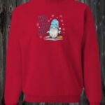 Crewneck Gnome bleu HO HO HO