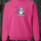 Crewneck Gnome bleu HO HO HO