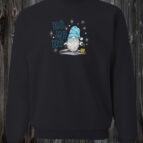 Crewneck Gnome bleu HO HO HO