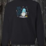 Crewneck Gnome bleu HO HO HO