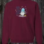 Crewneck Gnome bleu HO HO HO