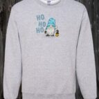 Crewneck Gnome bleu HO HO HO