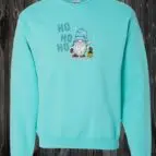 Crewneck Gnome bleu HO HO HO