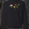 Crewneck 3 coupes de vin de noël