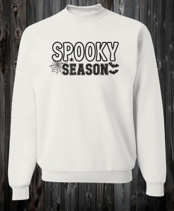 crewneck spooky season blanc